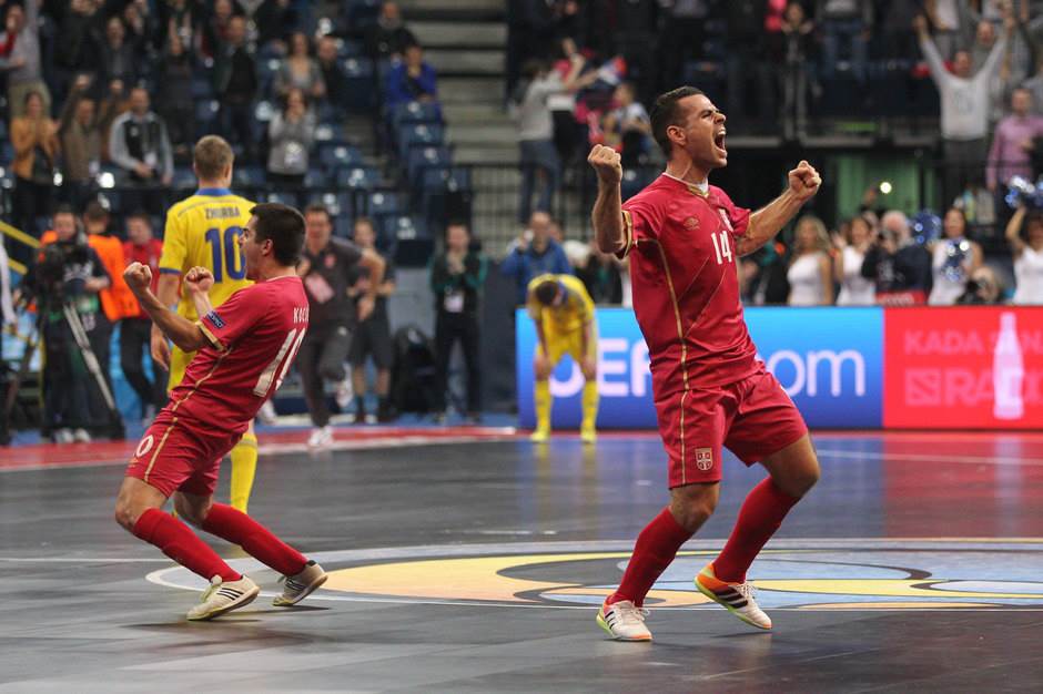  Futsal EURO 2016, Srbija Ukrajina UŽIVO četvrtfinale 