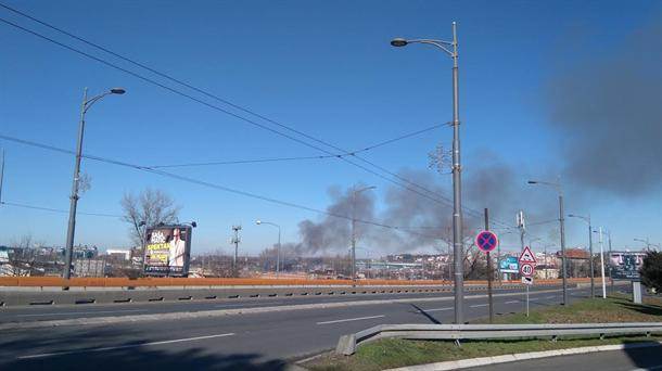  Beograd - Zapalio se vagon ispod mosta Gazela 