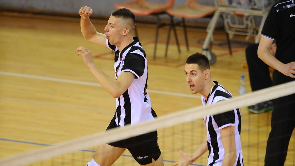  Crvena zvezda - Partizan 1:3 odbojka, polufinale plej-ofa 