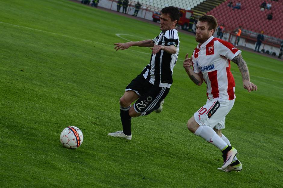  151. "večiti" derbi -Partizan Crvena zvezda 1:1 