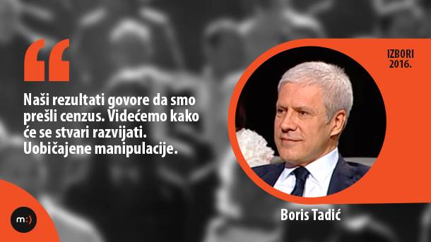  Čedomir Jovanović i Boris Tadić - rezultati izbora 