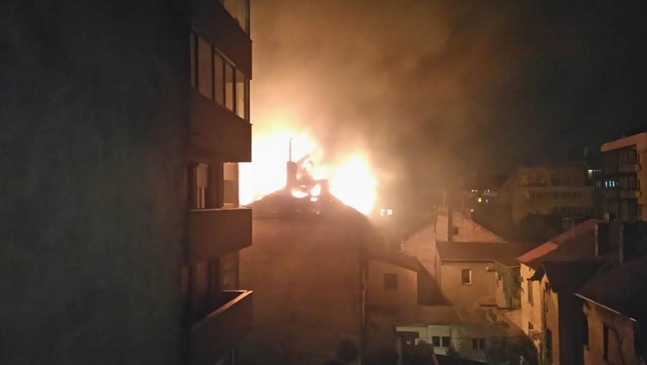  Dorćol: Požar na Gundulićevom vencu 