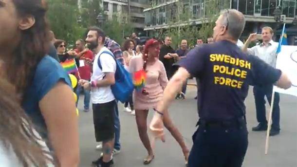  Šveđanin  na Paradi ponosa 