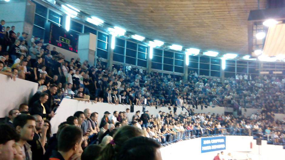  Partizan - Antverpen: 4.000 gledalaca u Hali Sportova FOTO 