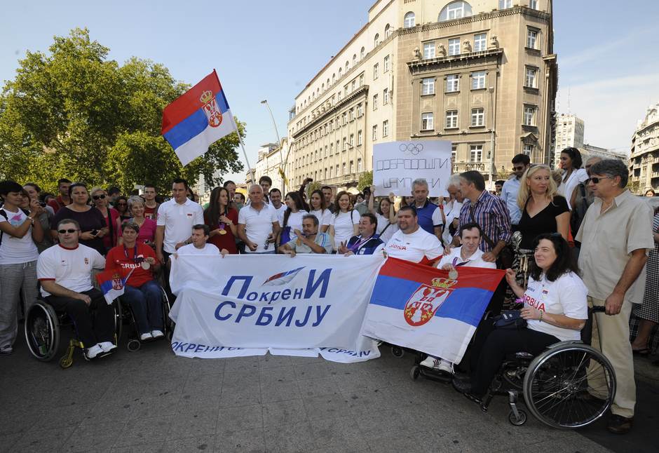  Paraolimpijci Srbije kod predsednika Nikolića, pa na doček 