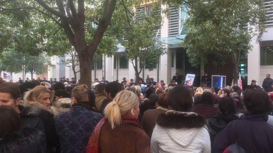  Protest majki u Podgorici Crna Gora 