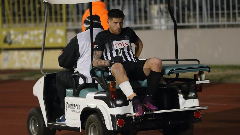  Alen Stevanović (FK Partizan) operisan, završena sezona 2016/17 