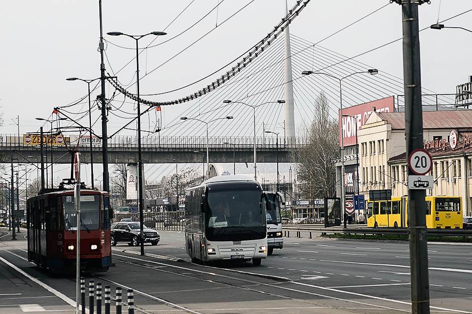 Beograd lančani sudar u Bulevaru vojvode Mišića 