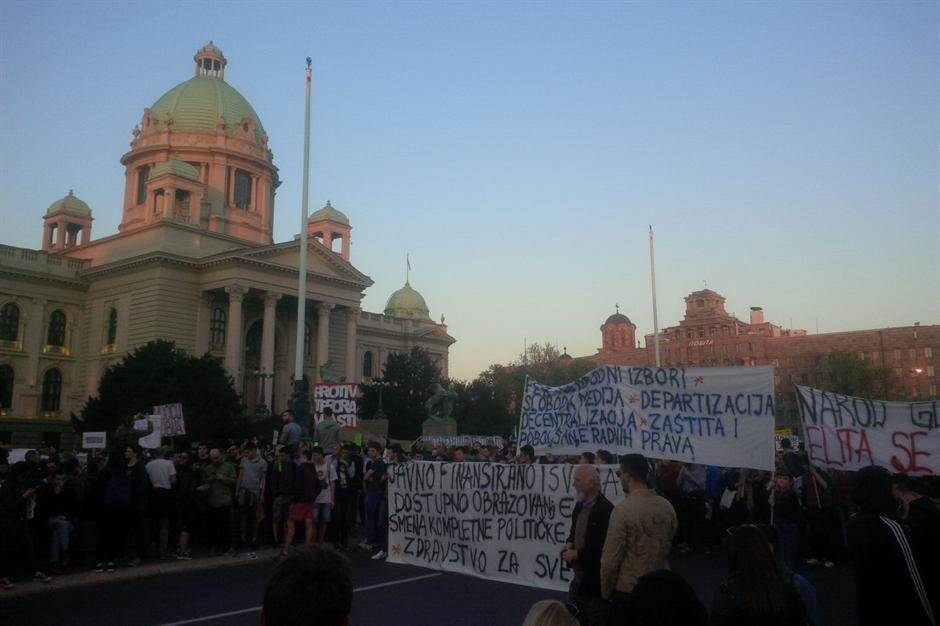  Protesti u Beogradu i Srbiji - osmi dan, zahtevi protesta 