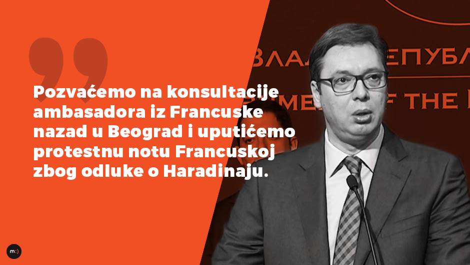  Vučić o oslobađanju Ramuša Haradinaja 