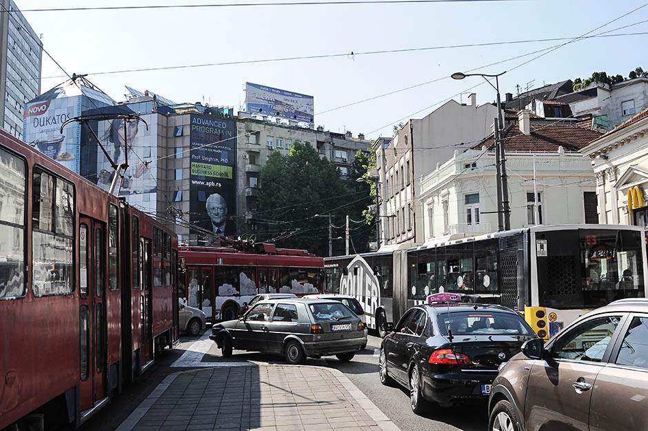   Beograd - Pretila putnicima u tramvaju na Dorćolu 