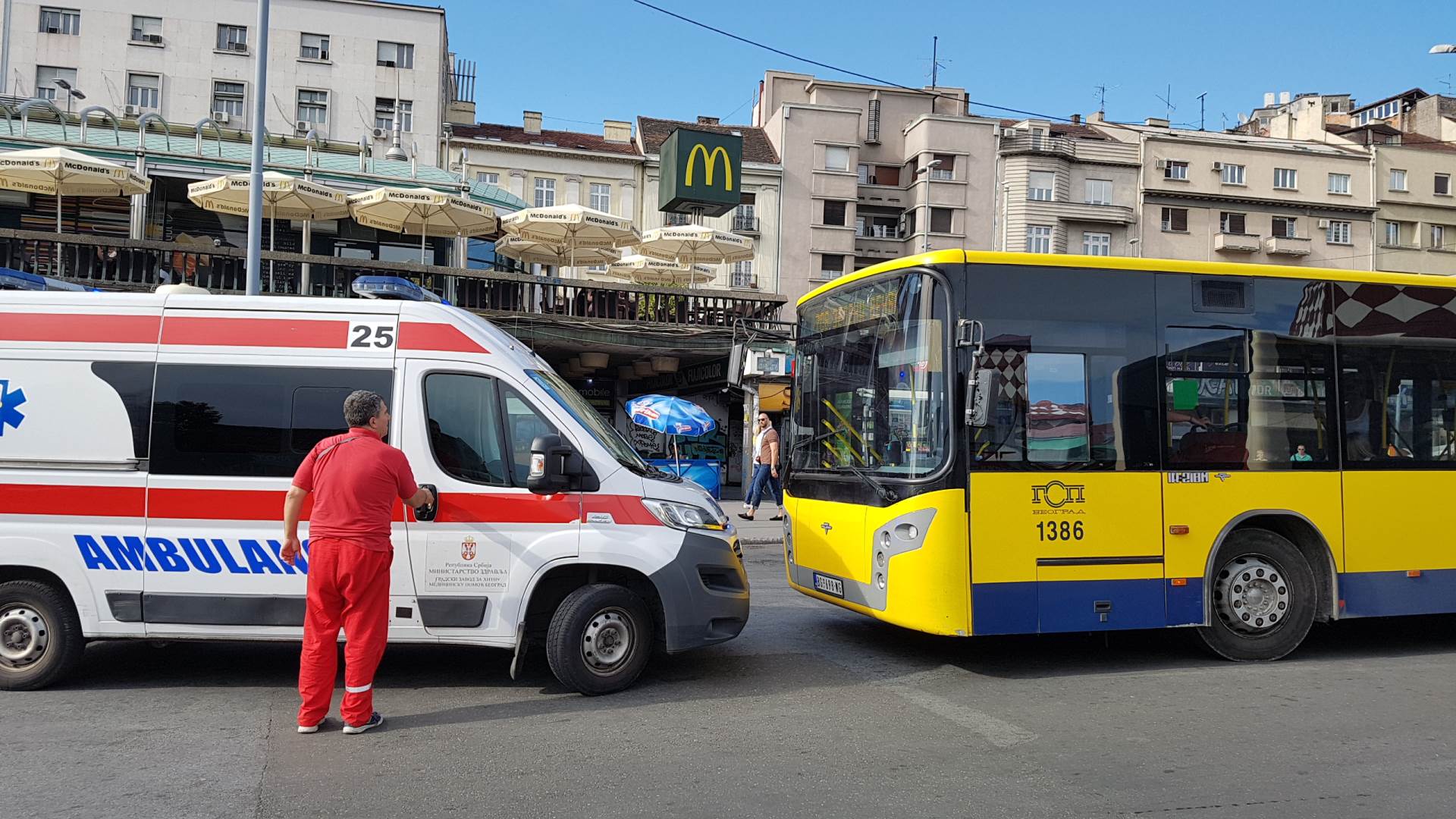  Autobus udario ženu u centru Beograda 