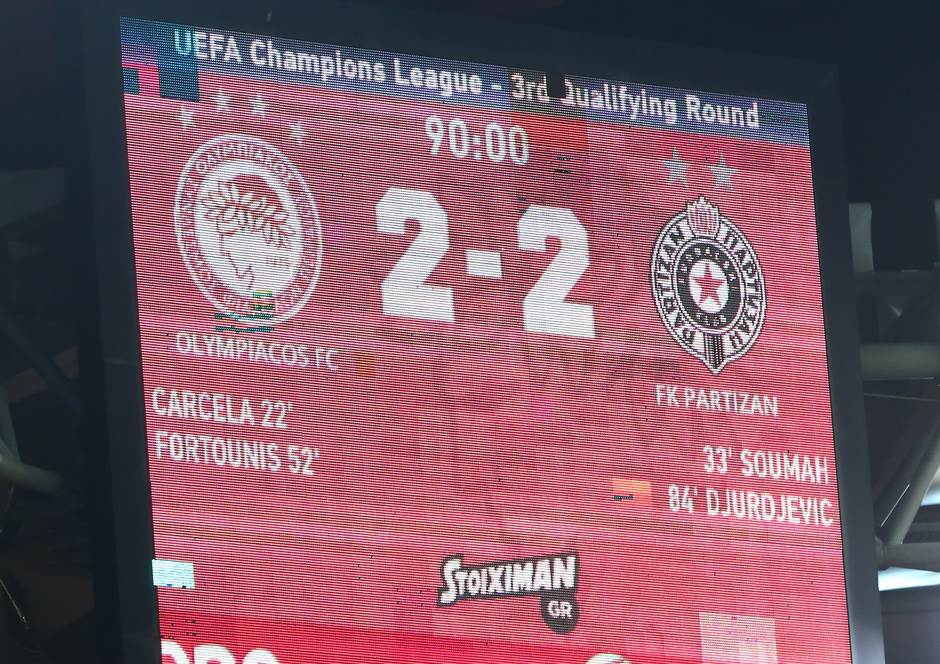 Olimpijakos Partizan 2:2, izjava Miroslav Đukić 