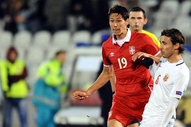  Srbija - Gibraltar Saša LUkić orlići mlada reprezentacija Srbije 