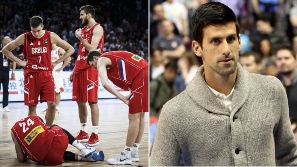  Novak pomagao košarkašima na Eurobasketu 