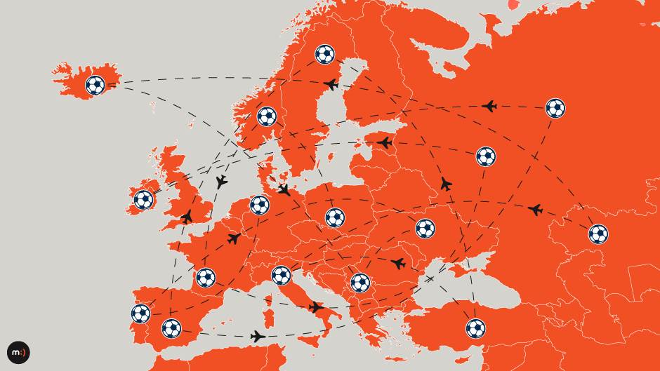  55 fudbalskih nacija: Gleda fudbal u svih 55 UEFA država za godinu dana 