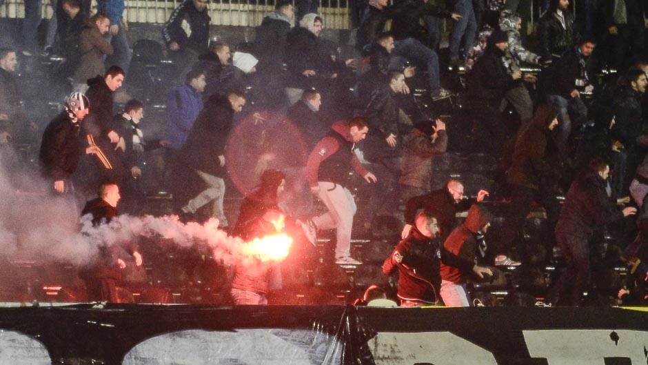  Tuča na derbiju Partizan Vučelić 