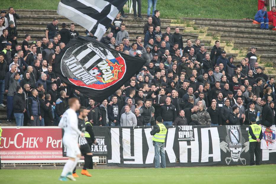  Grobari navijači Partizan Čukarički 