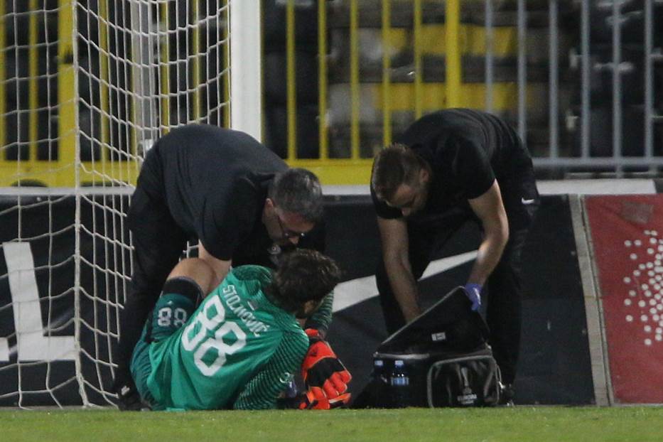  Vladimir Stojković povreda na meču Partizan - Čukarički 