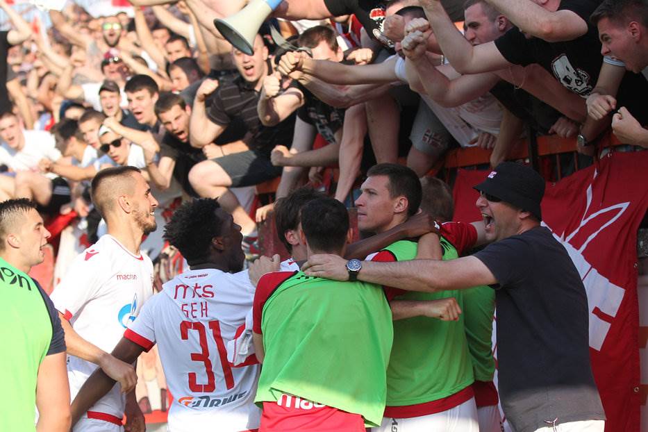  Nenad Krstičić gol za titulu FK Crvena zvezda 2017/18 