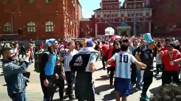  Svetsko prvenstvo u fudbalu Argentinci i Brazilci navijači 