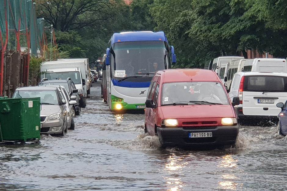  Beograd - Novi Sad Subotica poplave zbog oluje 