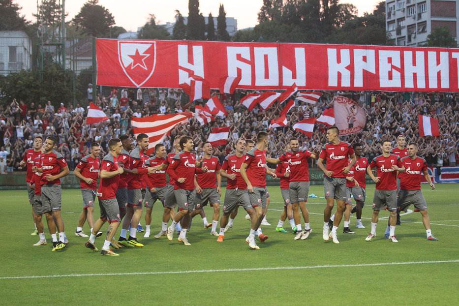  Crvena zevzda Delije trening Liga šampiona Salcburg 