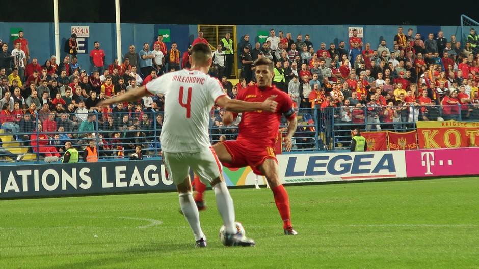  Stevan Jovetić posle meča Crna Gora - Srbija 0-2 Želimo da se revanširamo u Beogradu Liga nacija 