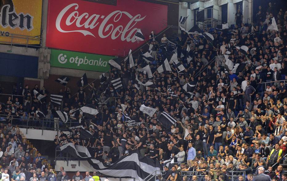  Evrokup: Partizan kažnjen zbog navijača 8.500 evra 
