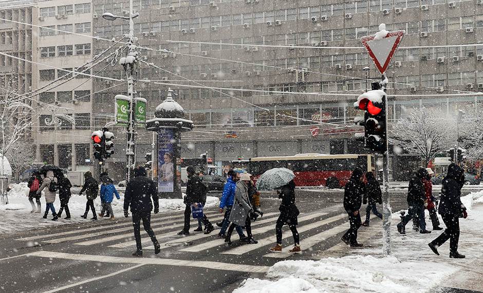  Sneg u Beogradu, posipa se so 