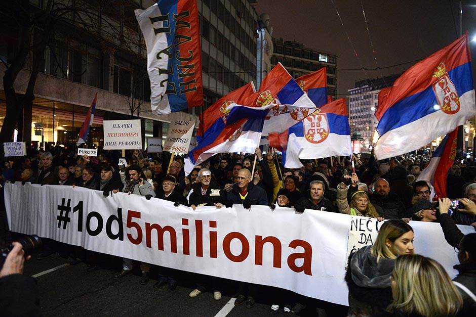  Protest "jedan od pet miliona" u Beogradu 