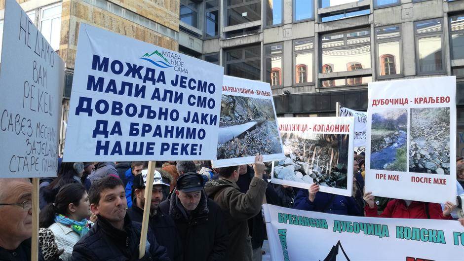 Protest zbog gradnje mini hidroelektrana u Beogradu 