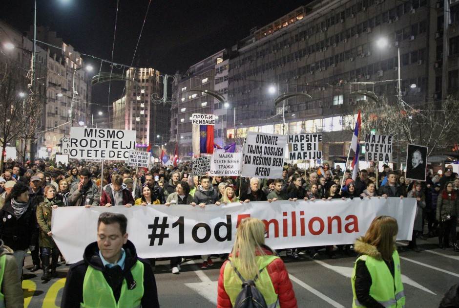  Protest "jedan od pet miliona" u Beogradu 