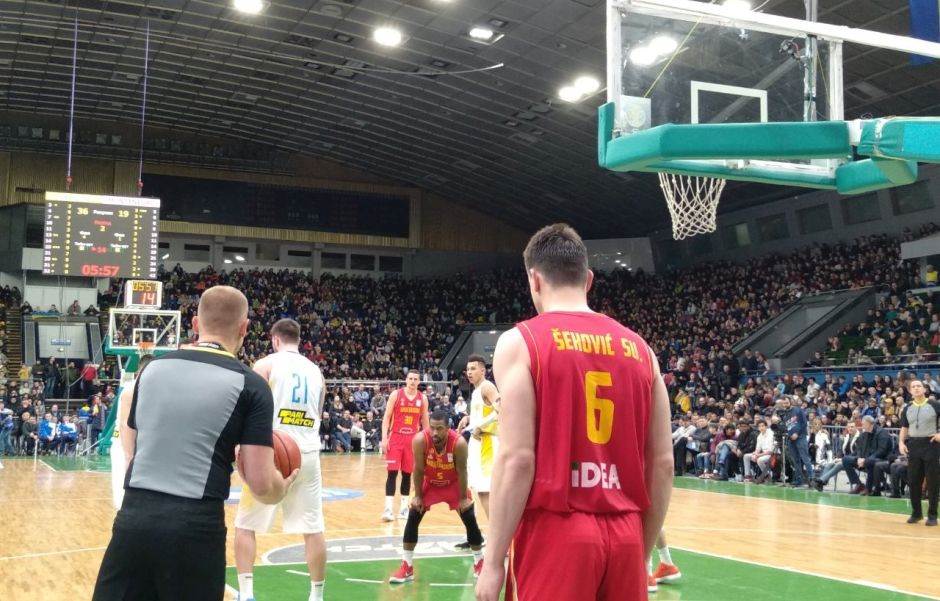 Ukrajina - Crna Gora 74-76 Mundobasket 2019 kvalifikacije 