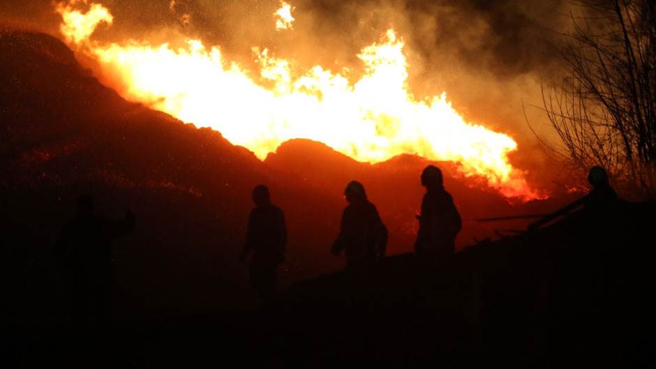  Skoplje - požari u predgrađima 