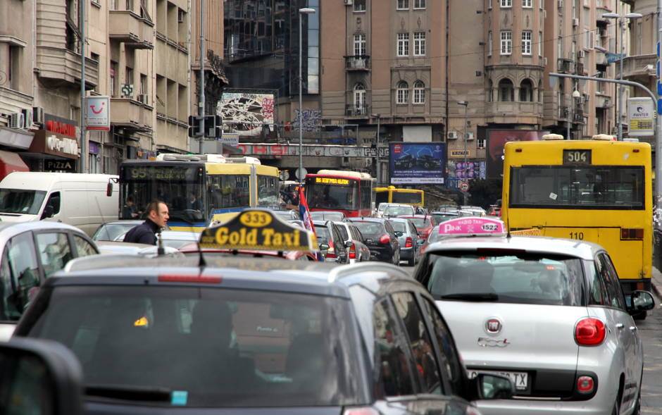  Gužve u saobraćaju u Beogradu 
