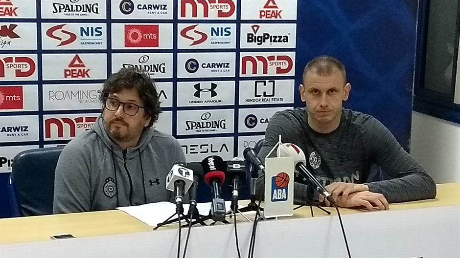  Andrea Trinkijeri konferencija pred majstoricu Crvena zvezda - Partizan polufinale ABA lige 