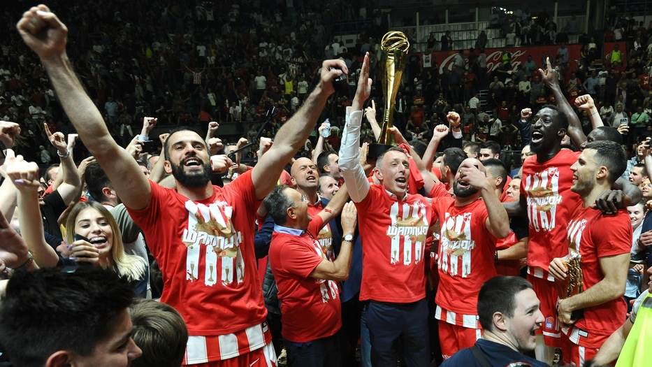  KK Crvena zvezda proslava ABA liga titula 2018/19 