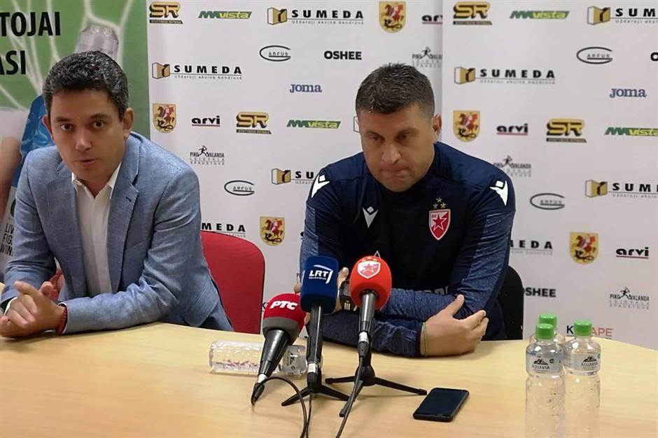  Vladan Milojević konferencija pred meč Suduva - FK Crvena zvezda Liga šampiona 2019 kvalifikacije 