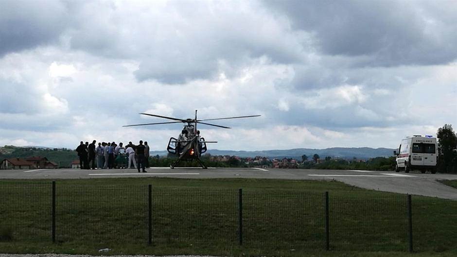 Ognjen Kuzmić helikopterom prebačen u Beograd 