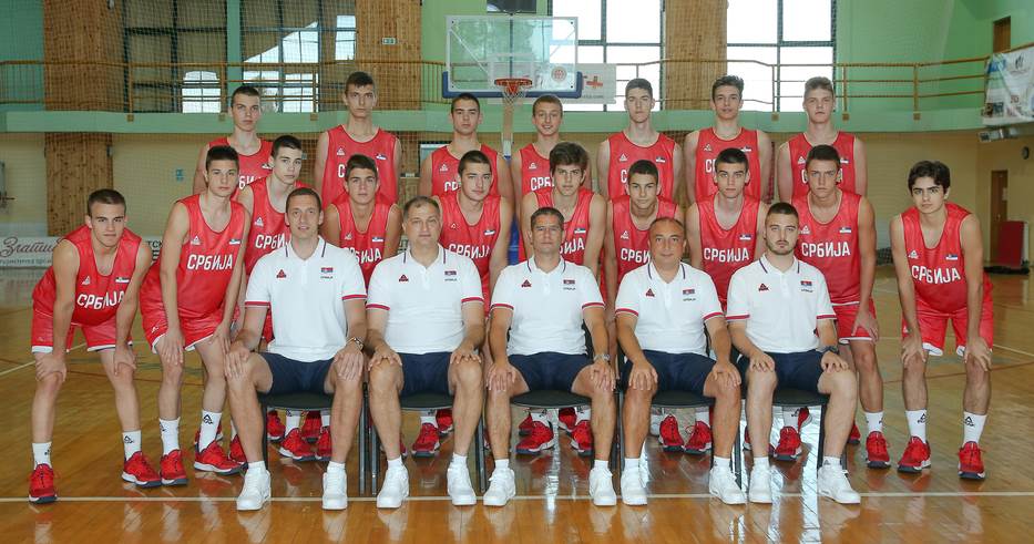  Kadetska reprezentacija Srbije u četvrtfinalu Evropskog prvenstva 2019 