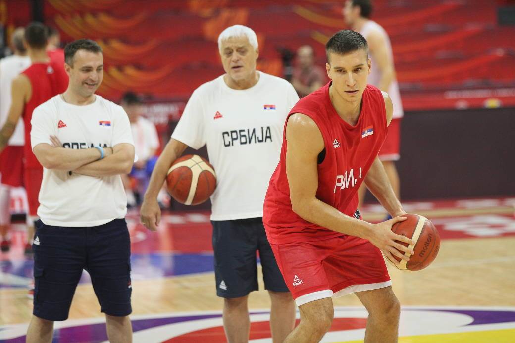  Trening Srbije u Vuhanu pred meč sa Španijom na Mundobasket (VIDEO) 
