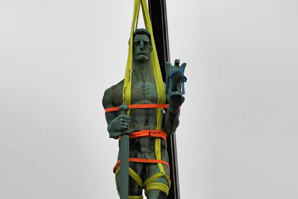  Statua Pobednika na Kalemegdanu od danas ponovo 