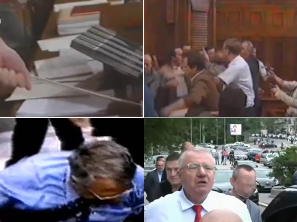 Incidenti u Skupštini Srbije tuče u parlamentu 