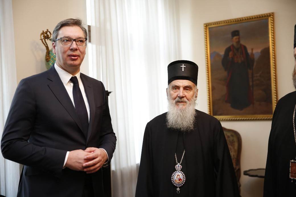  Aleksandar Vučić se satao sa patrijarhom SPC Irinejom 