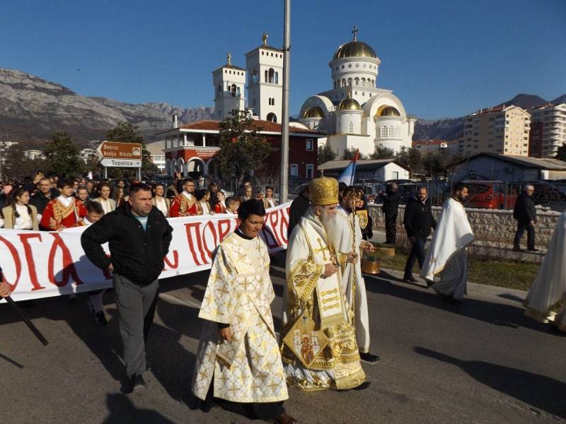  Crkva otkazuje šetnju na Cetinju 