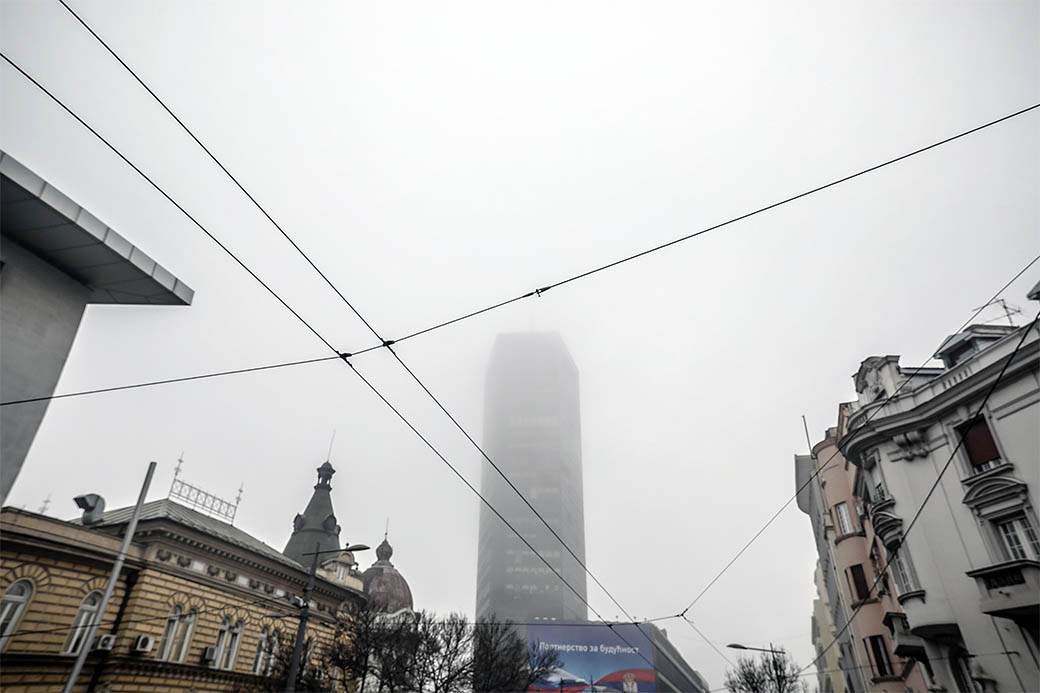  Zagađenje u Beogradu opet visoko prema podacima AirVisual 