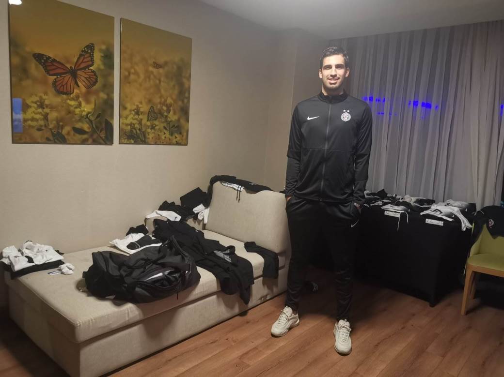  Miljan Škrbić fudbaler na probi u Partizanu 
