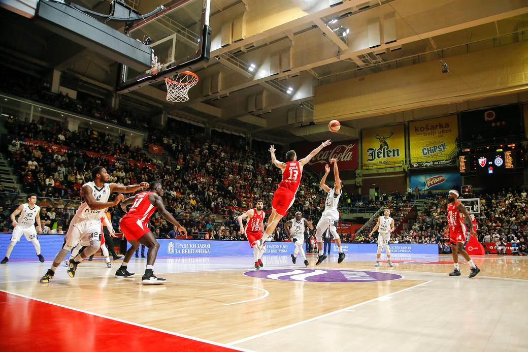 UŽIVO Crvena zvezda - Partizan derbi prenos livestream ABA liga Arena Sport 1 i O2 