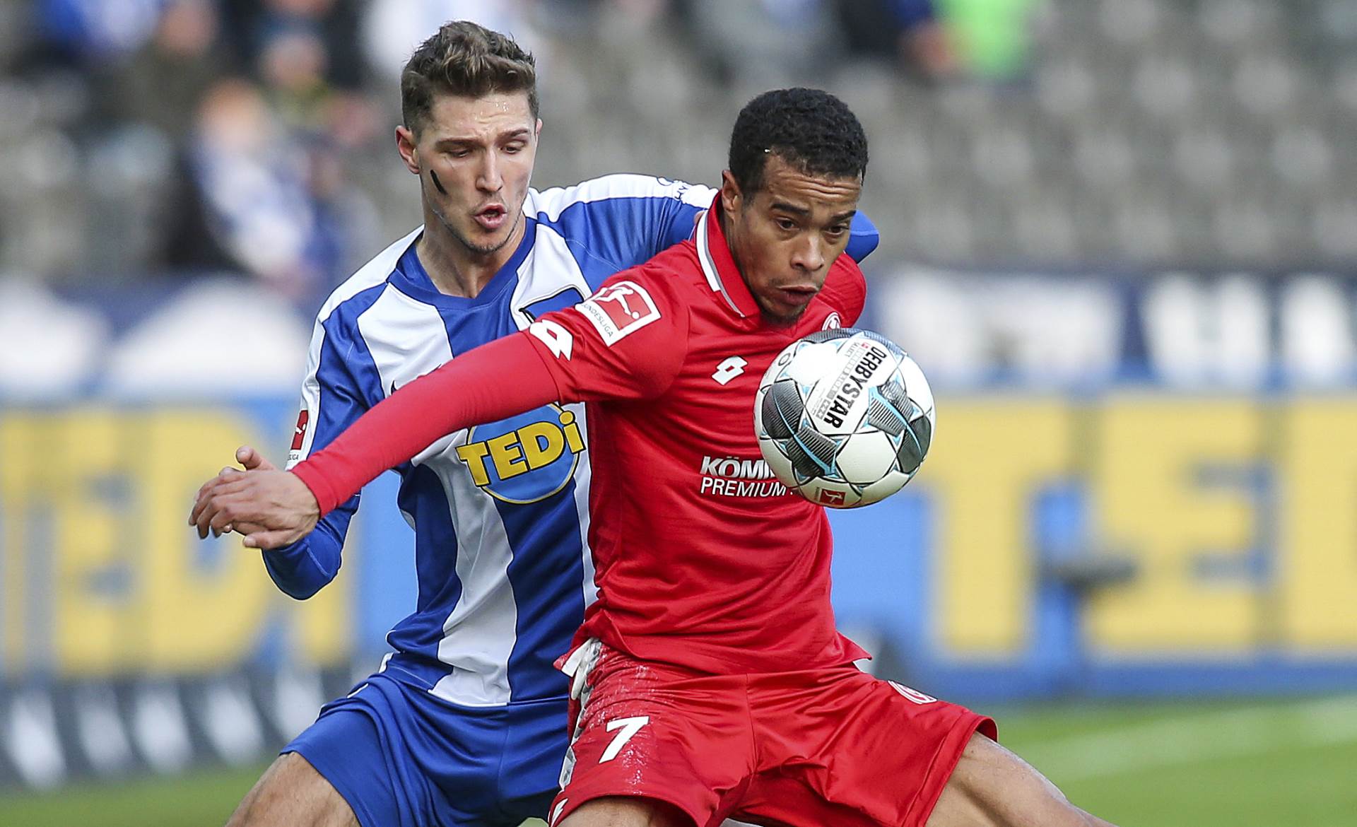  Bundesliga 21. kolo: Herta Majnc 1:3, Verder Union Berlin 0:2, Šalke Paderborn 1:1 